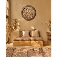 Relıef Relung Bunga Bulat 60cm